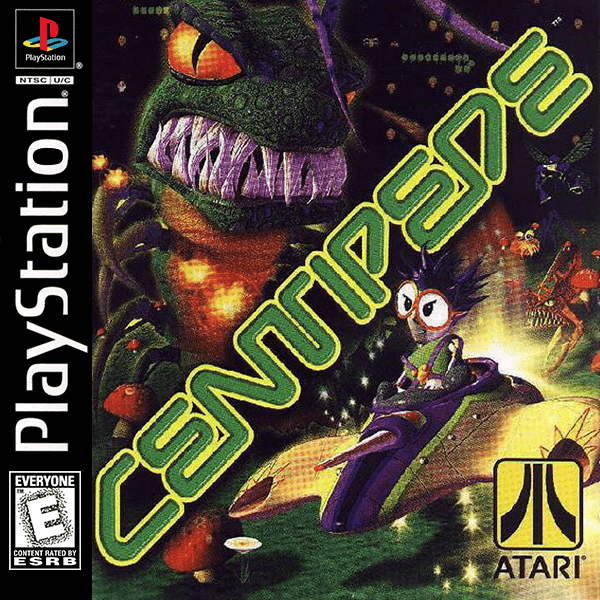 Centipede box art for Playstation